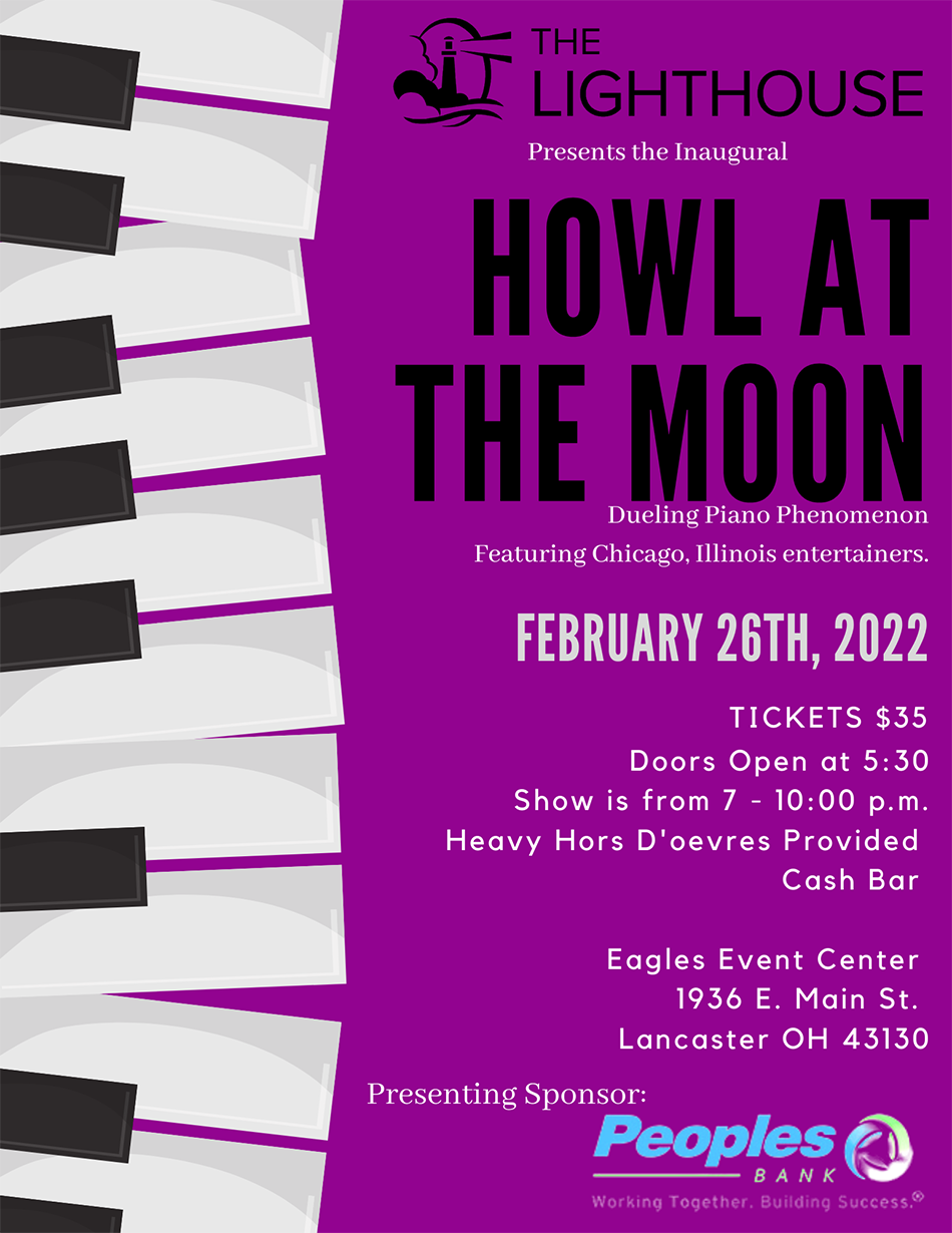 howl at the moon event event flyer