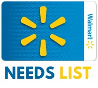 Walmart gift registry: The Lighthouse needs list